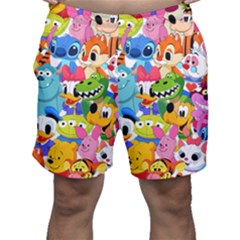 Illustration Cartoon Character Animal Cute Men s Shorts by Sudheng