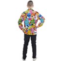 Illustration Cartoon Character Animal Cute Men s Half Zip Pullover View2