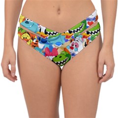 Illustration Cartoon Character Animal Cute Double Strap Halter Bikini Bottoms