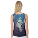 Vintage World Map Illustration Artwork Water Drop Digital Art arts Women s Basketball Tank Top View2