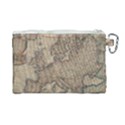 Vintage Europe Map Canvas Cosmetic Bag (Large) View2