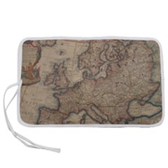 Vintage Europe Map Pen Storage Case (s) by Sudheng