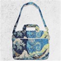 The Great Wave Of Kanagawa Painting Starry Night Van Gogh MacBook Pro 13  Shoulder Laptop Bag  View1