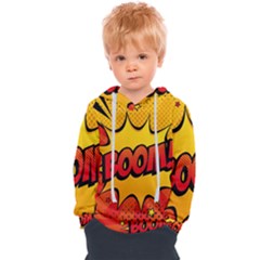 Explosion Boom Pop Art Style Kids  Overhead Hoodie