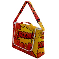 Explosion Boom Pop Art Style Box Up Messenger Bag by Sudheng