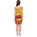 Explosion Boom Pop Art Style Summer Tie Front Dress View2