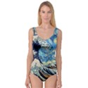 Starry Night Hokusai Van Gogh The Great Wave Off Kanagawa Princess Tank Leotard  View1