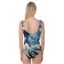 Starry Night Hokusai Van Gogh The Great Wave Off Kanagawa Princess Tank Leotard  View2