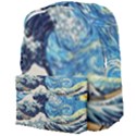 Starry Night Hokusai Van Gogh The Great Wave Off Kanagawa Giant Full Print Backpack View4