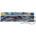 Starry Night Hokusai Van Gogh The Great Wave Off Kanagawa Roll Up Canvas Pencil Holder (L) View2