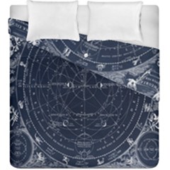 Vintage Astrology Poster Duvet Cover Double Side (king Size) by ConteMonfrey