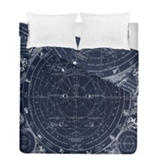 Vintage Astrology Poster Duvet Cover Double Side (full/ Double Size) by ConteMonfrey