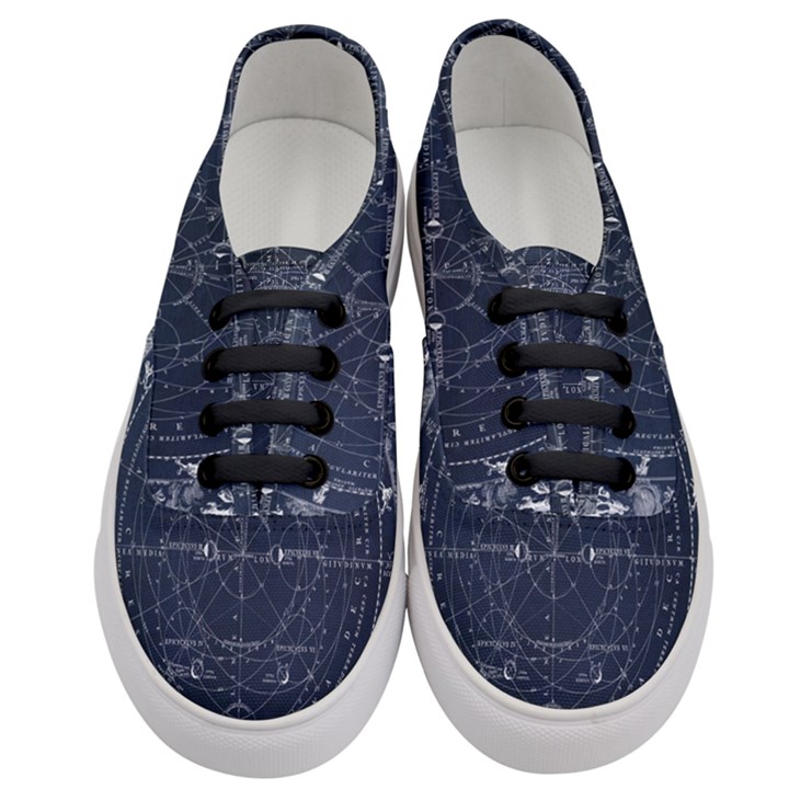 Vintage astrology poster Women s Classic Low Top Sneakers