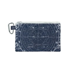 Vintage Astrology Poster Canvas Cosmetic Bag (small) by ConteMonfrey