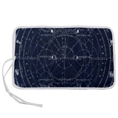 Vintage Astrology Poster Pen Storage Case (m) by ConteMonfrey