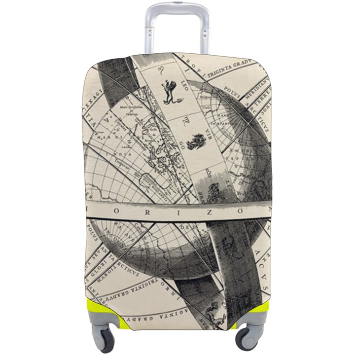 Vintage planet Luggage Cover (Large)