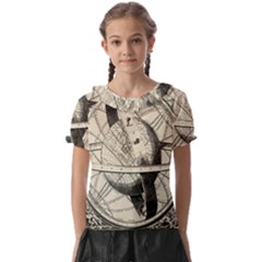 Vintage Planet Kids  Frill Chiffon Blouse by ConteMonfrey