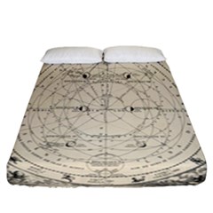 Astronomy Vintage Fitted Sheet (california King Size) by ConteMonfrey