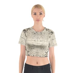 Astronomy Vintage Cotton Crop Top by ConteMonfrey