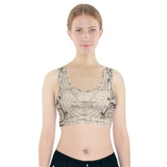 Astronomy Vintage Sports Bra With Pocket by ConteMonfrey