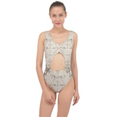 Astronomy Vintage Center Cut Out Swimsuit by ConteMonfrey