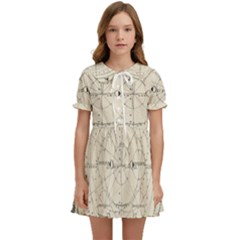 Astronomy Vintage Kids  Sweet Collar Dress by ConteMonfrey