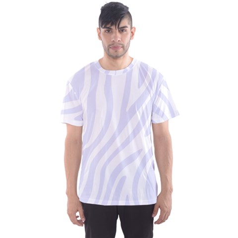 Grey Zebra Vibes Animal Print  Men s Sport Mesh Tee by ConteMonfrey