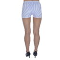 Grey Zebra Vibes Animal Print  Skinny Shorts View2