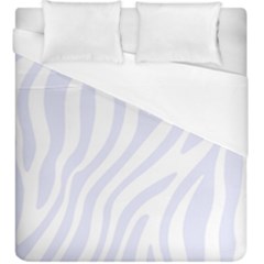 Grey Zebra Vibes Animal Print  Duvet Cover (king Size) by ConteMonfrey