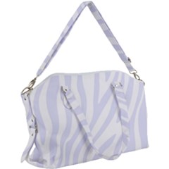 Grey Zebra Vibes Animal Print  Canvas Crossbody Bag by ConteMonfrey