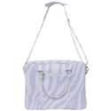 Grey Zebra Vibes Animal Print  Cross Body Office Bag View3