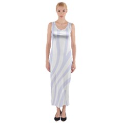 Grey Zebra Vibes Animal Print  Fitted Maxi Dress by ConteMonfrey