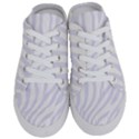 Grey Zebra Vibes Animal Print  Half Slippers View1