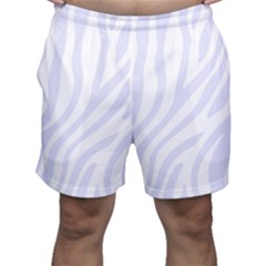 Grey Zebra Vibes Animal Print  Men s Shorts by ConteMonfrey