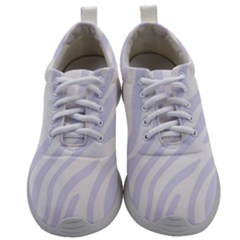 Grey Zebra Vibes Animal Print  Mens Athletic Shoes by ConteMonfrey