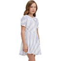 Grey Zebra Vibes Animal Print  Kids  Sweet Collar Dress View2