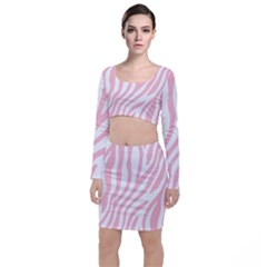 Pink Zebra Vibes Animal Print  Top And Skirt Sets by ConteMonfrey