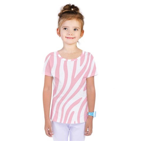 Pink Zebra Vibes Animal Print  Kids  One Piece Tee by ConteMonfrey