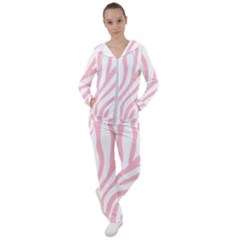 Pink Zebra Vibes Animal Print  Women s Tracksuit by ConteMonfrey