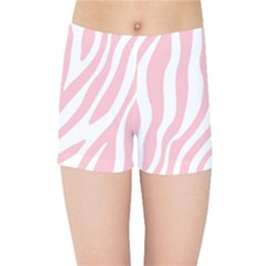 Pink Zebra Vibes Animal Print  Kids  Sports Shorts by ConteMonfrey