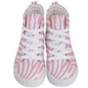 Pink Zebra Vibes Animal Print  Kids  Hi-Top Skate Sneakers View1