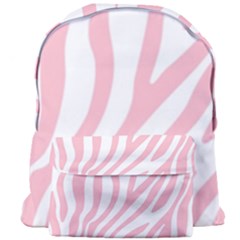 Pink Zebra Vibes Animal Print  Giant Full Print Backpack by ConteMonfrey