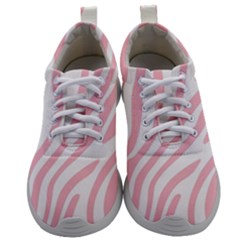 Pink Zebra Vibes Animal Print  Mens Athletic Shoes by ConteMonfrey