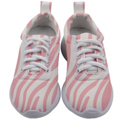 Pink Zebra Vibes Animal Print  Kids Athletic Shoes by ConteMonfrey