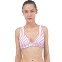 Pink Zebra Vibes Animal Print  Classic Banded Bikini Top View1