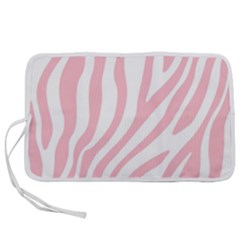 Pink Zebra Vibes Animal Print  Pen Storage Case (l) by ConteMonfrey