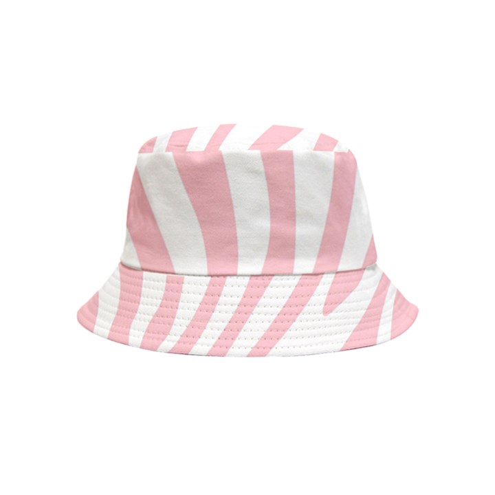 Pink Zebra Vibes Animal Print  Bucket Hat (Kids)