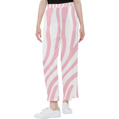 Pink Zebra Vibes Animal Print  Women s Pants  by ConteMonfrey