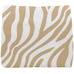 Brown Zebra Vibes Animal Print  Seat Cushion by ConteMonfrey