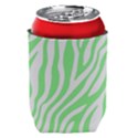 Green Zebra Vibes Animal Print  Can Holder View2